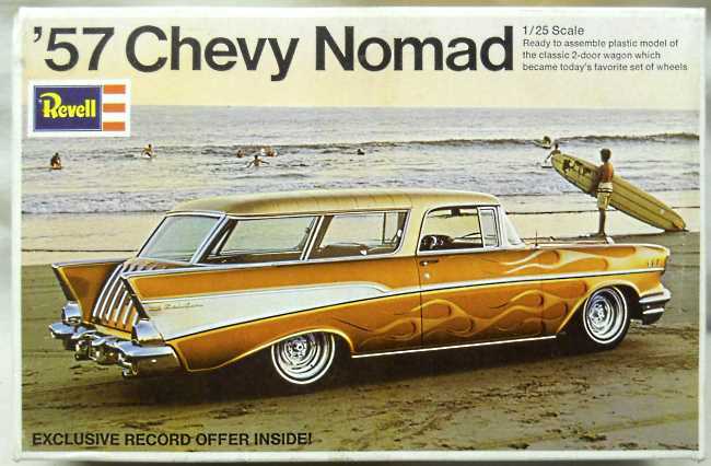Revell 1/25 1957 Chevrolet Nomad Station Wagon, H1260 plastic model kit